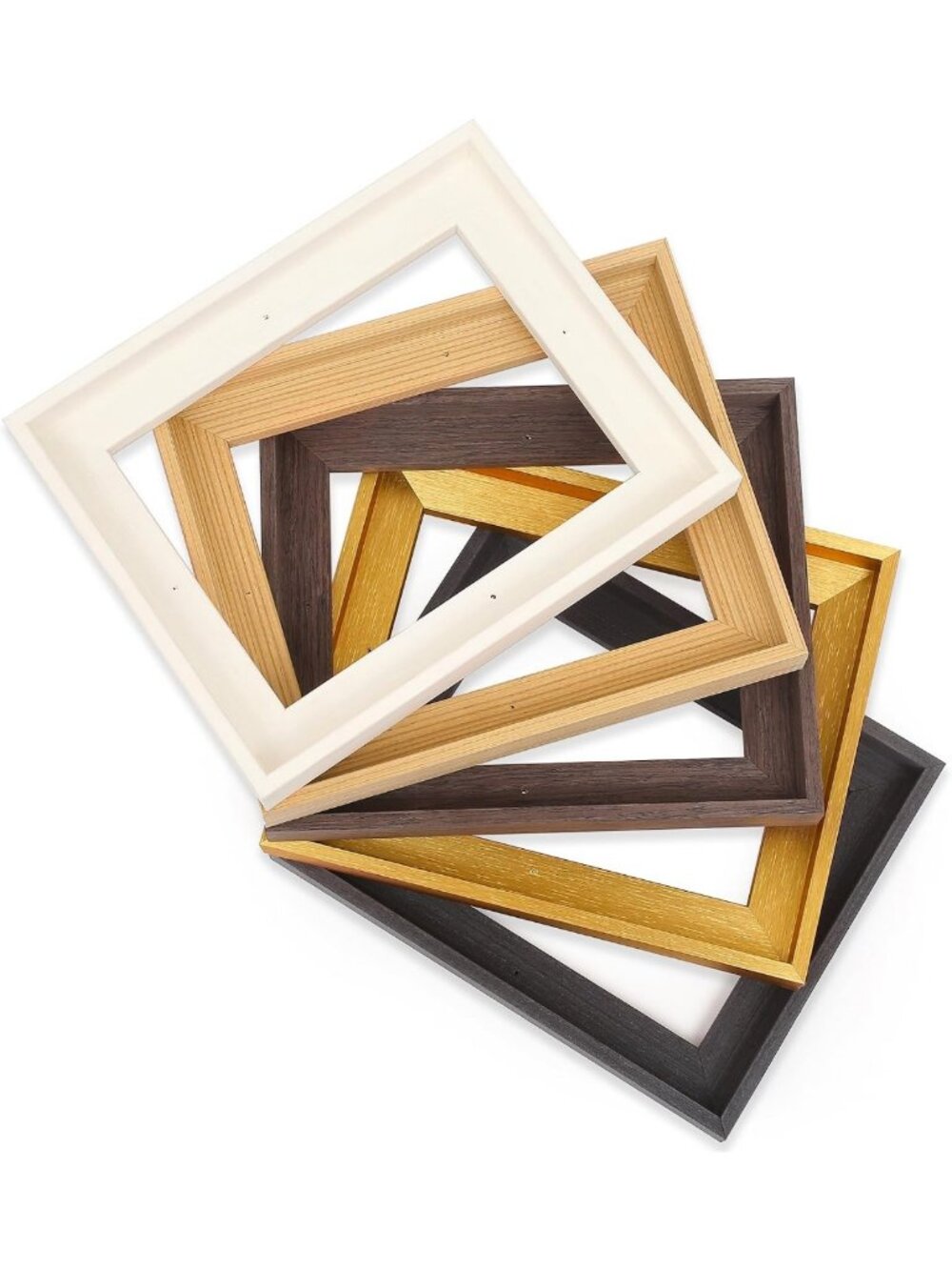 16x20 Black Solid Wood Canvas Floater Frame - Perfect for Art Display & Decor